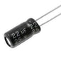 22µF capacitor (25V). Common for local decoupling.
