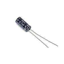 4.7µF capacitor (50V). Higher voltage rating for same capacitance.