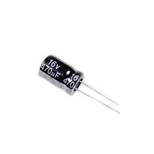 470µF capacitor (16V). For 5V or 3.3V rails.