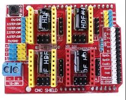 CNC Shield V3 Expansion Board for Arduino Uno. Stepper Motor Driver Controller