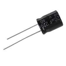 220µF capacitor (50V). For higher voltage rails.