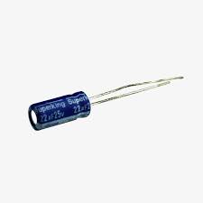 22µF capacitor (25V). Common for local decoupling.