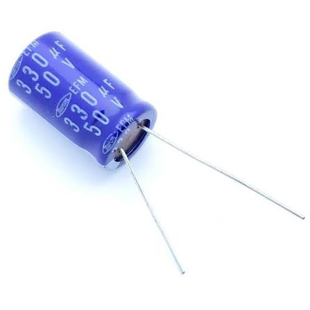 330µF 50V Electrolytic Capacitor