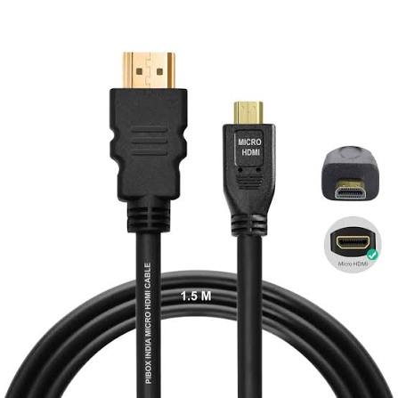 Raspberry Pi 5 Micro HDMI to HDMI Cable