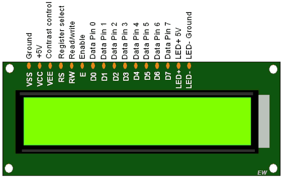 16X2 Lcd Display