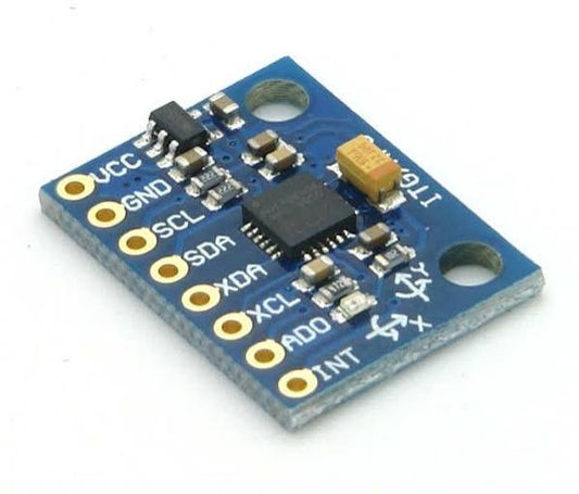 MPU6050 6‑DOF IMU (I2C)