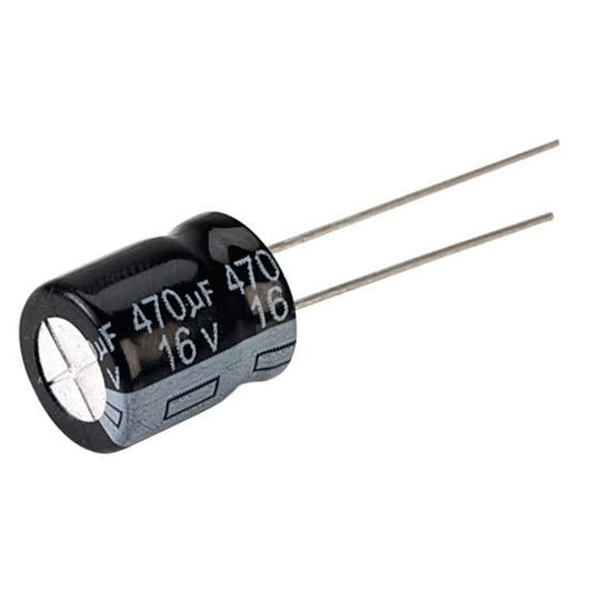 470µF 16V Electrolytic Capacitor