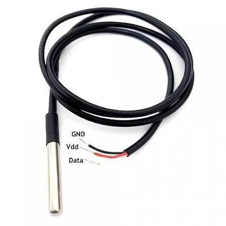 DS18B20 Temperature Sensor (1‑Wire)