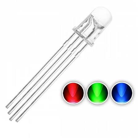 RGB LED 4‑Pin Common Cathode