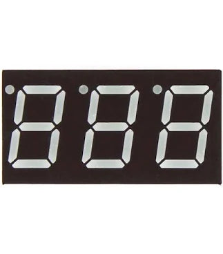 3‑Digit 7‑Segment Display