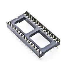 28‑Pin IC Base – Narrow (0.3")