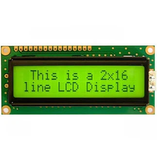 16×2 LCD Display