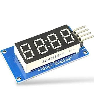 TM1637 4‑Digit 7‑Segment Display Module